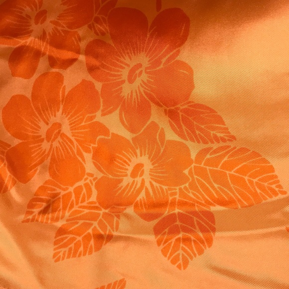 Orange Floral Skirt NWT - Picture 5 of 7
